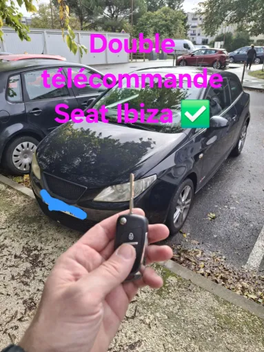 Double de clé de voiture de 207. Refaire clé de voiture à Bordeaux 
