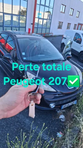 Perte de clé sur Bordeaux de Peugeot 207 