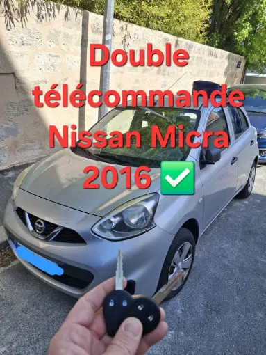 clé de voiture perdue sur une Nissan Micra de 2016 à Caudéran, Bordeaux, SOS Auto Clé