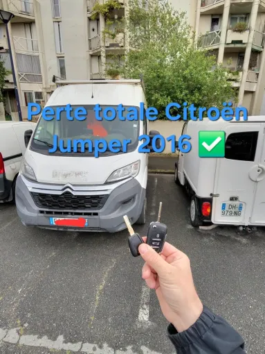 Paire totale de clés sur Citroën Jumper à Cenon à côté de Bordeaux, Bordeaux, SOS Auto Clé