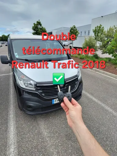 Double de clé sur un Renault Trafic de 2018 à Mérignac, Bordeaux, SOS Auto Clé
