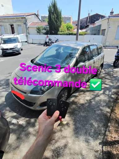 Double de clé sur une Renault Scenic 3 dans le quartier du Bouscat à Bordeaux, Bordeaux, SOS Auto Clé