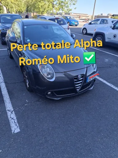 Perte totale sur une Alfa Romeo Mito de 2014 au bassin à Flos à Bordeaux, Bordeaux, SOS Auto Clé