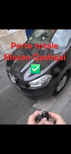 Perte totale sur un Nissan Qashqai de 2012 à Begles, Bordeaux, SOS Auto Clé
