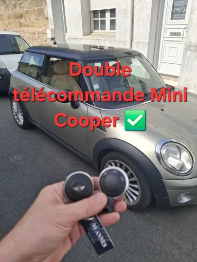Double de télécommande sur une Mini Cooper à Pessac, Bordeaux, SOS Auto Clé