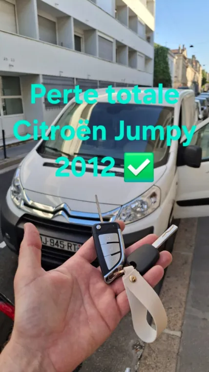 Double de clé citroen Jumpy 