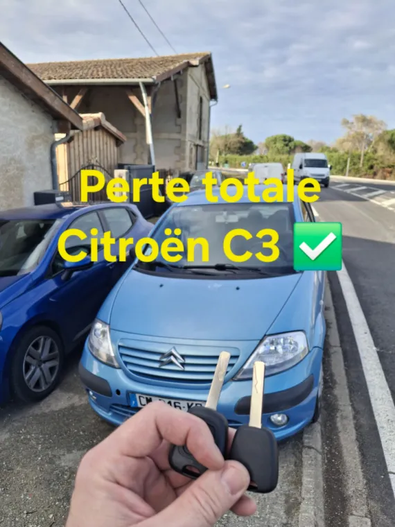 Perte totale Citroën C3 