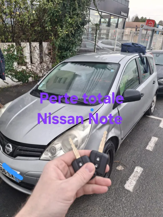 Perte de clé Nissan Note