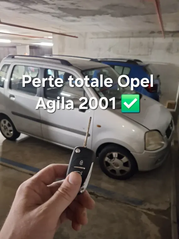 Perte totale sur une Opel Agila de 2001 à Pessac, Bordeaux, SOS Auto Clé