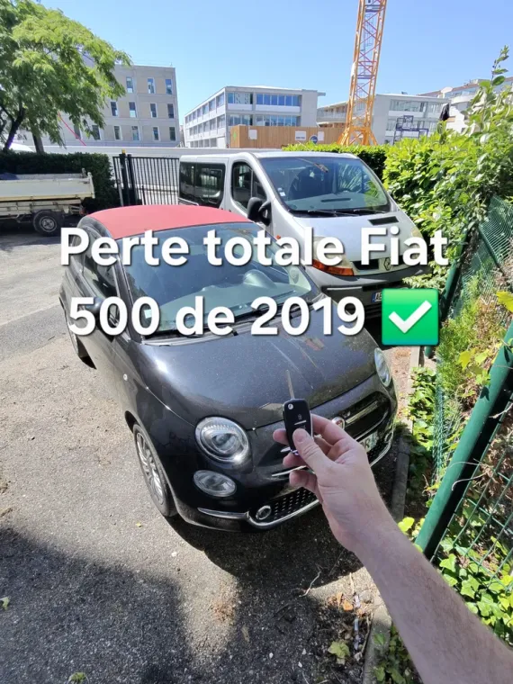 Perte totale de clé sur une Fiat 500 de 2019 dans le quartier des Chartrons à Bordeaux, Bordeaux, SOS Auto Clé