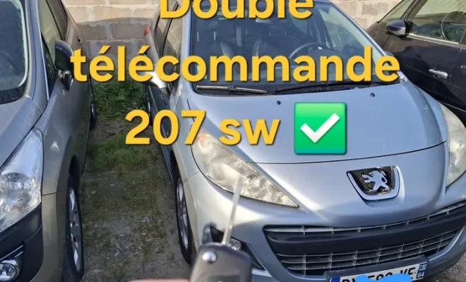 Le double d'une télécommande pour une 207 SW au Bouscat à Bordeaux, Bordeaux, SOS Auto Clé