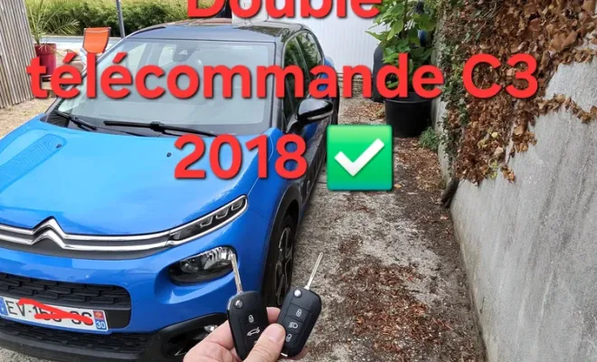 Double de télécommande sur une Citroën C3 à Andernos-les-Bains, Bordeaux, SOS Auto Clé